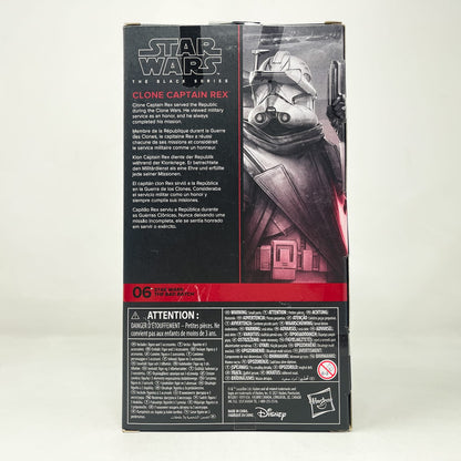 Vintage Hasbro Star Wars Black Series Sealed Figures Clone Captain Rex (The Bad Batch) BB 06 - Hasbro Black Series (2021)
