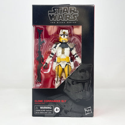 Vintage Hasbro Star Wars Black Series Sealed Figures Clone Commander Bly - Red Box #104 - Black Series Hasbro