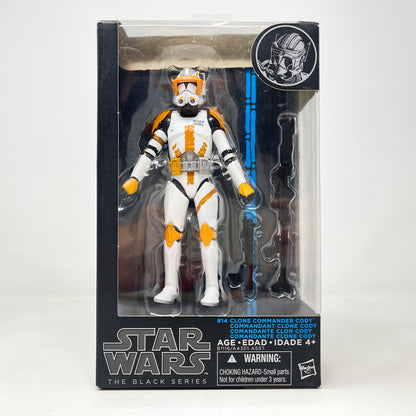 Vintage Hasbro Star Wars Black Series Sealed Figures Clone Commander Cody #14 - Blue Line - Hasbro Black Series (2015)