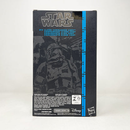 Vintage Hasbro Star Wars Black Series Sealed Figures Clone Commander Cody Blue #14 (2015) Blue Line - Black Series Hasbro Star Wars Action Figure