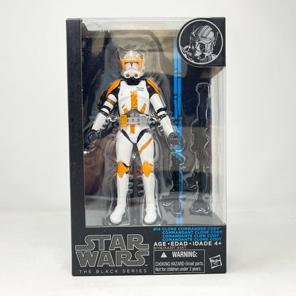 Vintage Hasbro Star Wars Black Series Sealed Figures Clone Commander Cody Blue #14 (2015) Blue Line - Black Series Hasbro Star Wars Action Figure