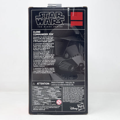 Vintage Hasbro Star Wars Black Series Sealed Figures Clone Commander Fox - Hasbro Black Series (2024)