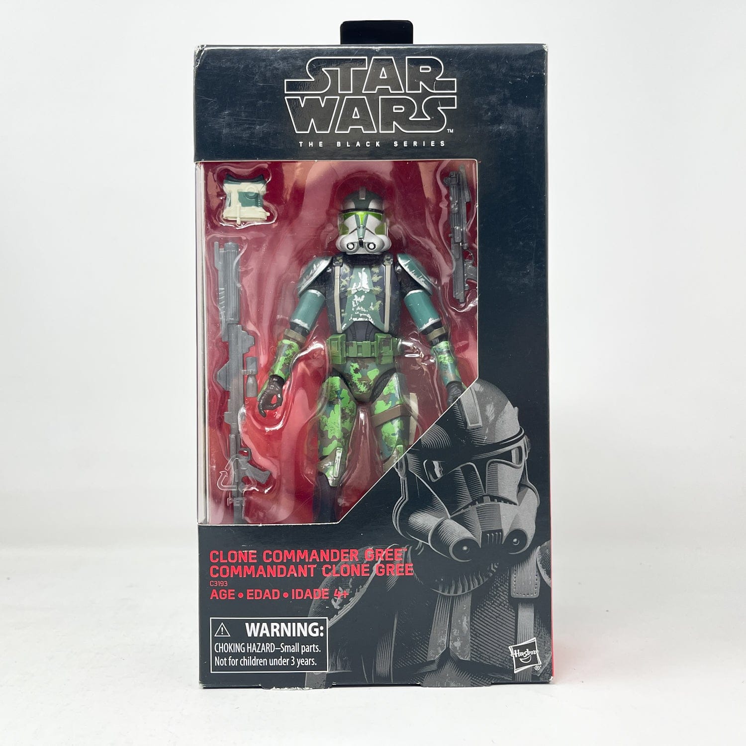 Vintage Hasbro Star Wars Black Series Sealed Figures Clone Commander Gree (TRU Exclusive) - Black Series Hasbro Star Wars Action Figure