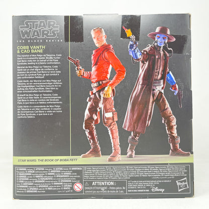 Vintage Hasbro Star Wars Black Series Sealed Figures Cobb Vanth & Cad Bane BOBF 2-Pack - Hasbro Black Series (2023)
