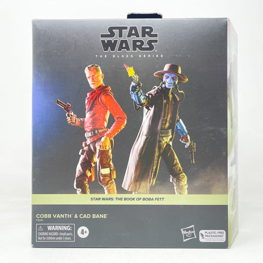 Vintage Hasbro Star Wars Black Series Sealed Figures Cobb Vanth & Cad Bane BOBF 2-Pack - Hasbro Black Series (2023)