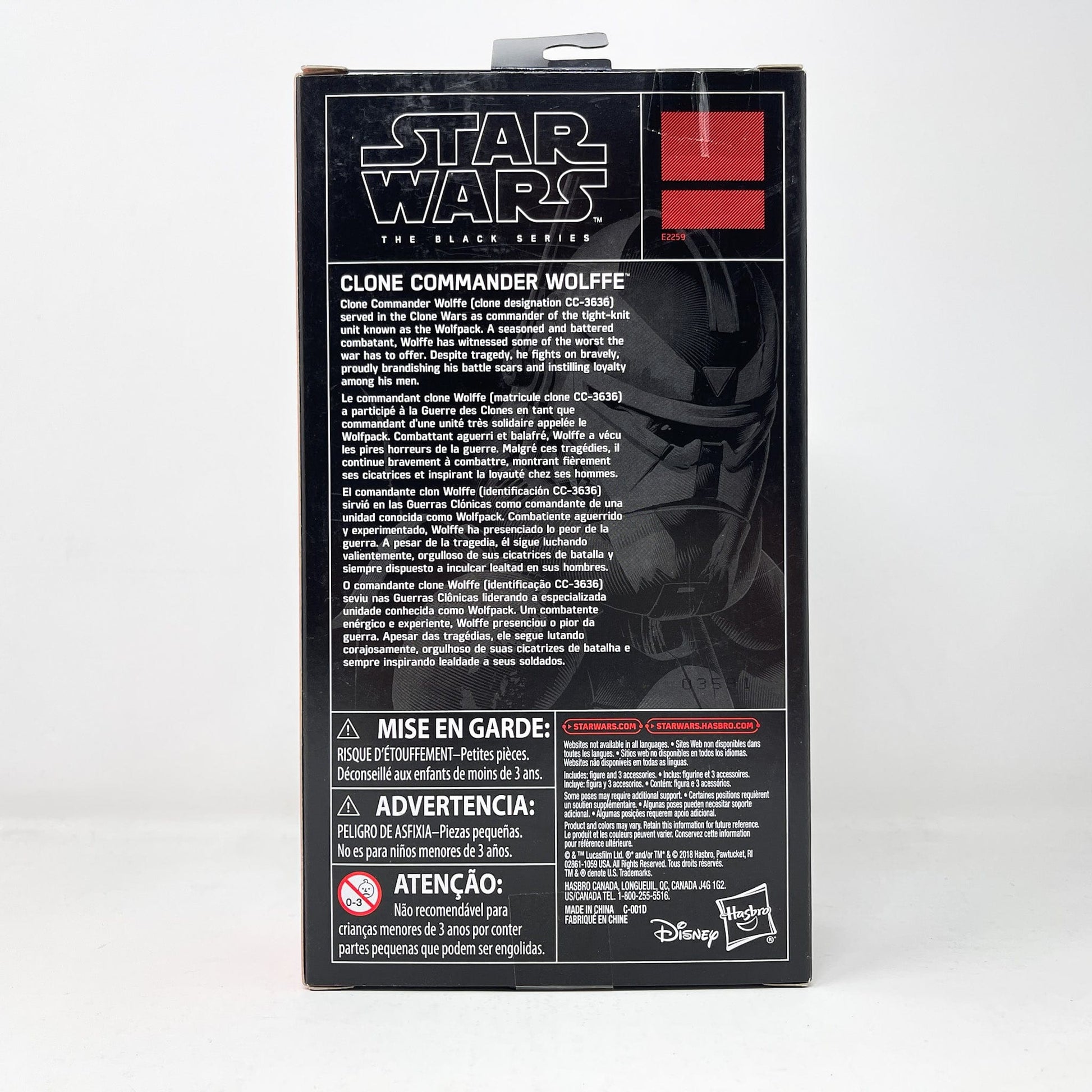 Vintage Hasbro Star Wars Black Series Sealed Figures Commander Wolffe - Black Series Hasbro Star Wars Action Figure