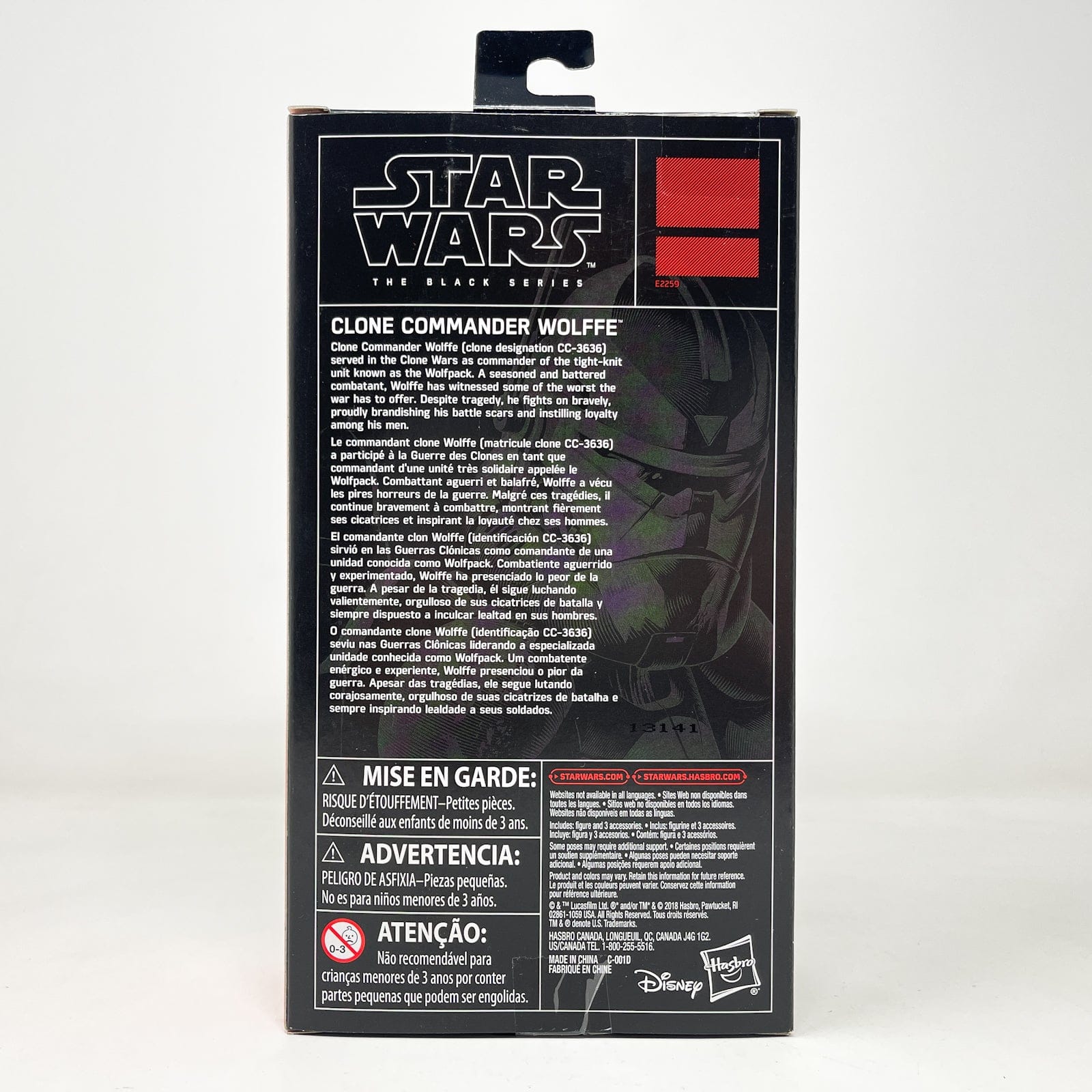 Vintage Hasbro Star Wars Black Series Sealed Figures Commander Wolffe - Hasbro Black Series (2018)