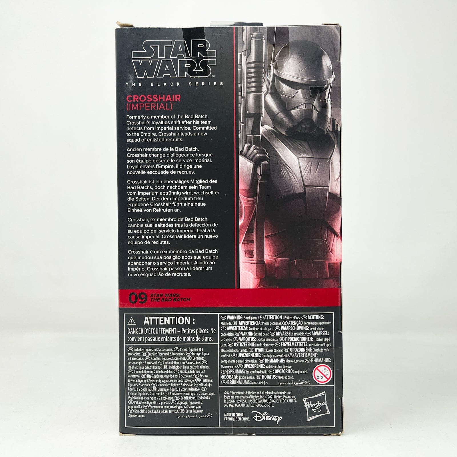 Vintage Hasbro Star Wars Black Series Sealed Figures Crosshair - Imperial (The Bad Batch) BB 09 - Black Series Hasbro Star Wars Action Figure