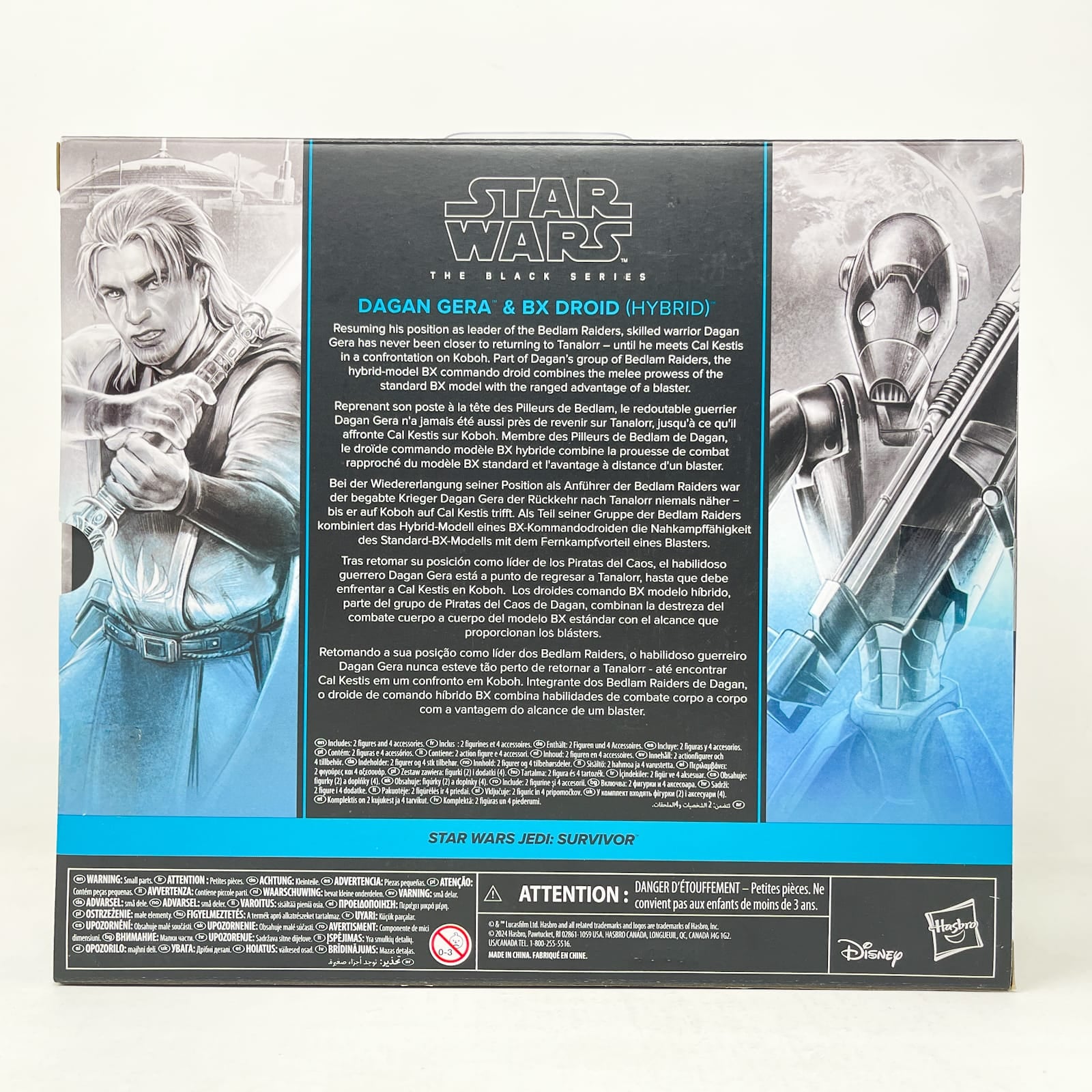 Vintage Hasbro Star Wars Black Series Sealed Figures Dagan Gera & BX Droid (Hybrid) Deluxe 2-Pack - Hasbro Black Series (2025)