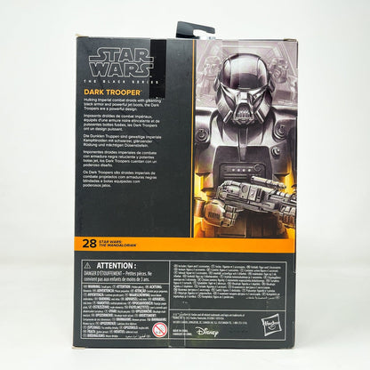 Vintage Hasbro Star Wars Black Series Sealed Figures Dark Trooper (Deluxe) MAN 28 - Hasbro Black Series (2023)