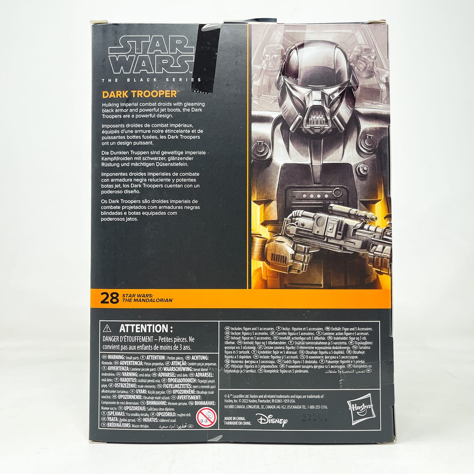 Vintage Hasbro Star Wars Black Series Sealed Figures Dark Trooper (Deluxe) MAN 28 - Hasbro Black Series (2023)