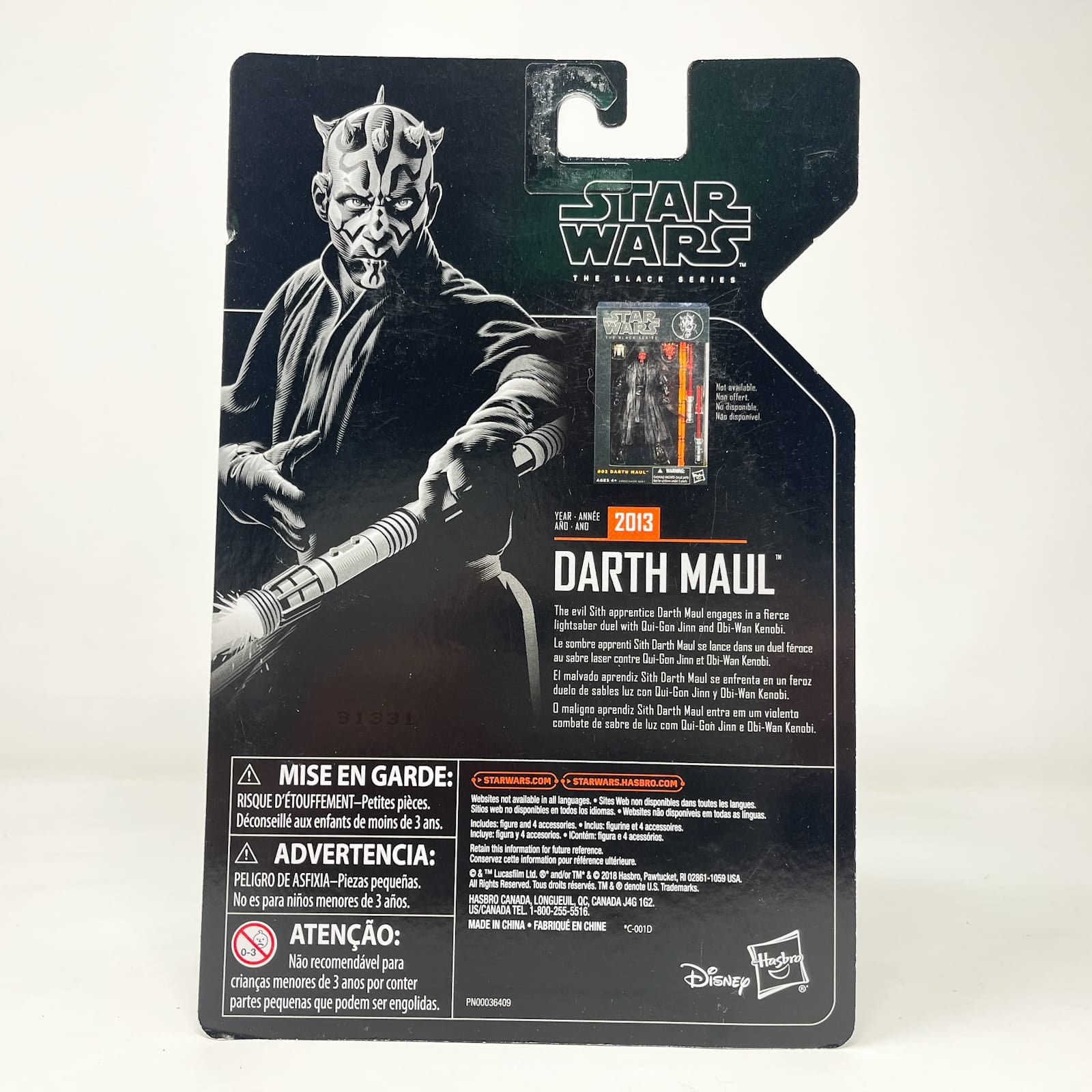 Vintage Hasbro Star Wars Black Series Sealed Figures Darth Maul - Archive - Hasbro Black Series (2019)