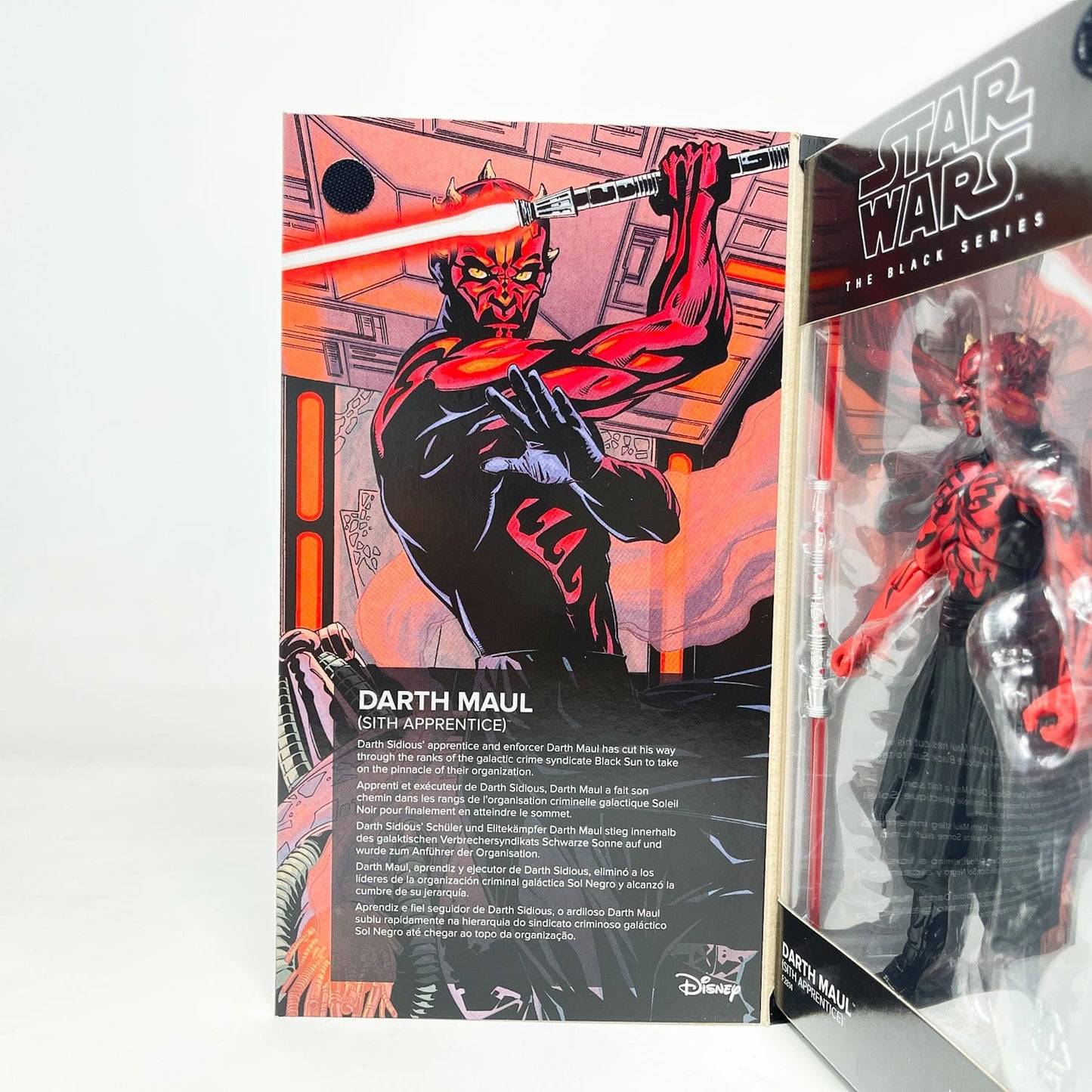 Vintage Hasbro Star Wars Black Series Sealed Figures Darth Maul (Comic) - 50th Anniversary - Hasbro Black Series (2021)