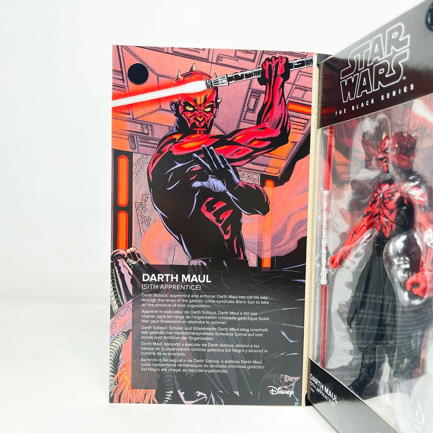 Vintage Hasbro Star Wars Black Series Sealed Figures Darth Maul (Comic) - 50th Anniversary - Hasbro Black Series (2021)
