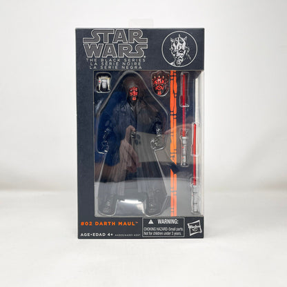 Vintage Hasbro Star Wars Black Series Sealed Figures Darth Maul - Orange #02 - Black Series Hasbro Star Wars Action Figure