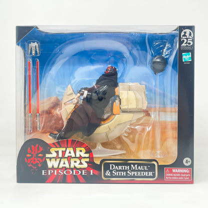 Vintage Hasbro Star Wars Black Series Sealed Figures Darth Maul & Sith Speeder (SDCC) TPM - Hasbro Black Series (2024)
