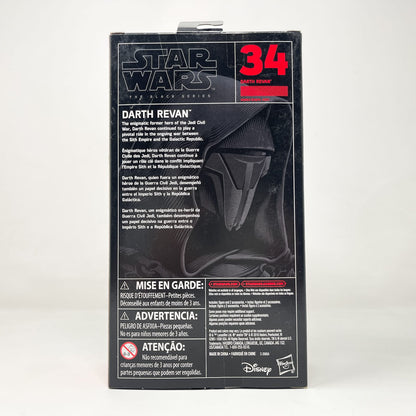 Vintage Hasbro Star Wars Black Series Sealed Figures Darth Revan #34 - Hasbro Black Series (2016)