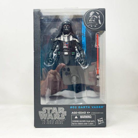 Vintage Hasbro Star Wars Black Series Sealed Figures Darth Vader #02 (2014) Blue Line - Black Series Hasbro Star Wars Action Figure