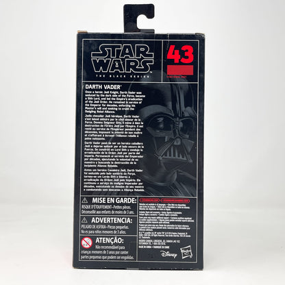 Vintage Hasbro Star Wars Black Series Sealed Figures Darth Vader #43 - Hasbro Black Series (2015)