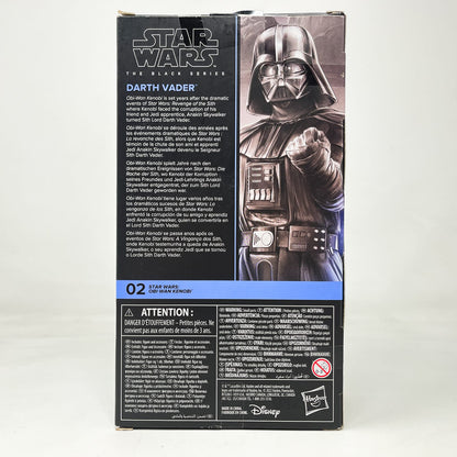 Vintage Hasbro Star Wars Black Series Sealed Figures Darth Vader OBI #02 - Hasbro Black Series (2022)