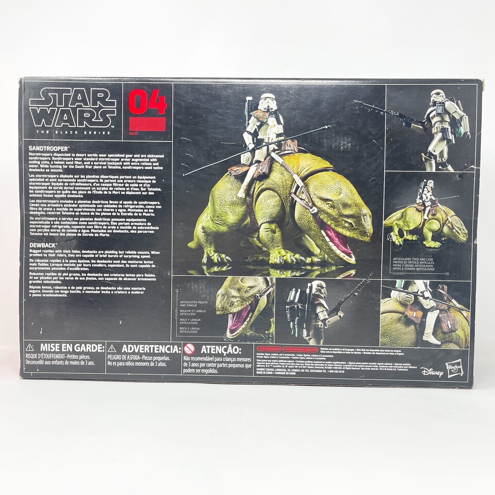 Vintage Hasbro Star Wars Black Series Sealed Figures Dewback and Sandtrooper – Hasbro Black Series (2018)