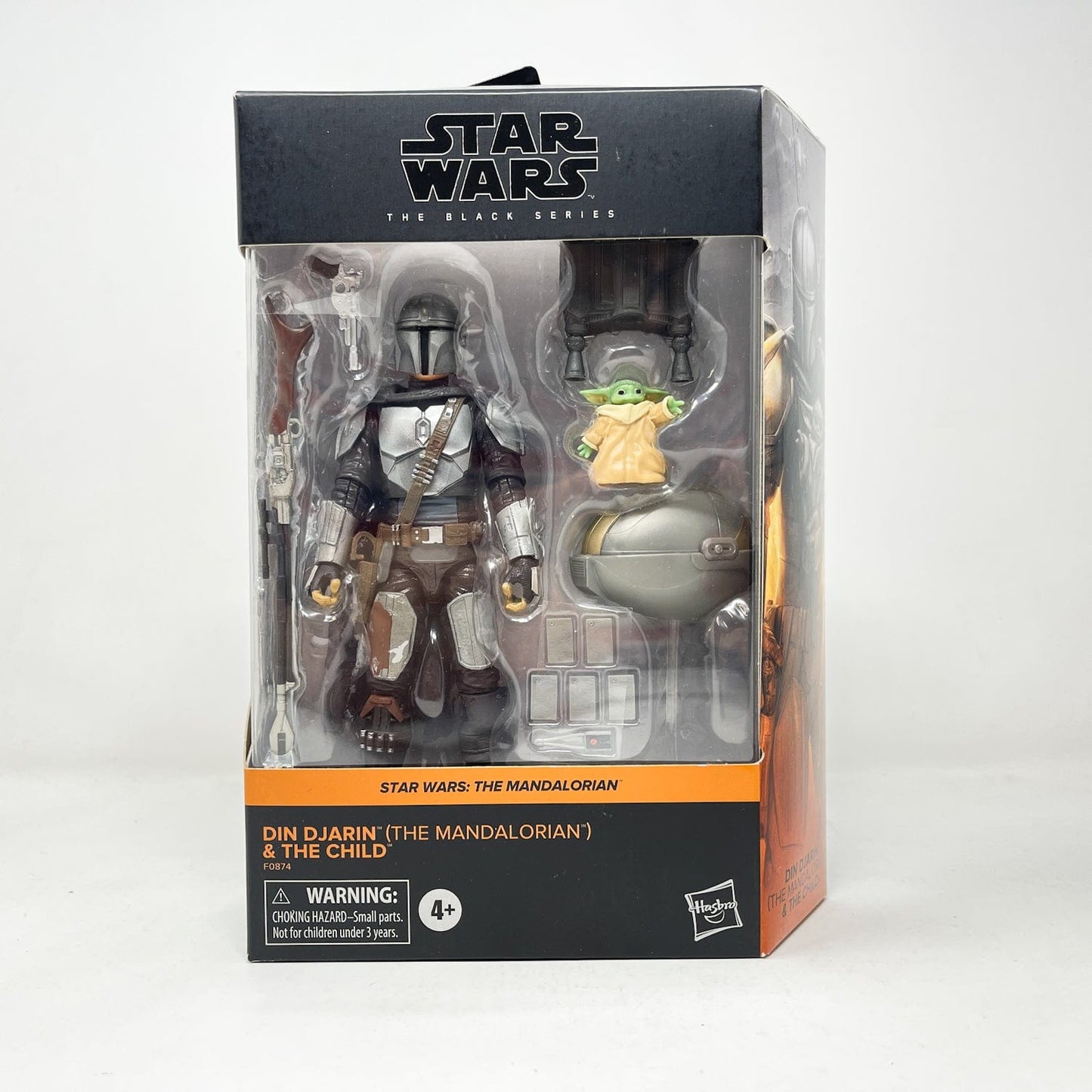 Vintage Hasbro Star Wars Black Series Sealed Figures Din Djarin and The Child (Deluxe) MAN05 - Black Series Hasbro Star Wars Action Figure
