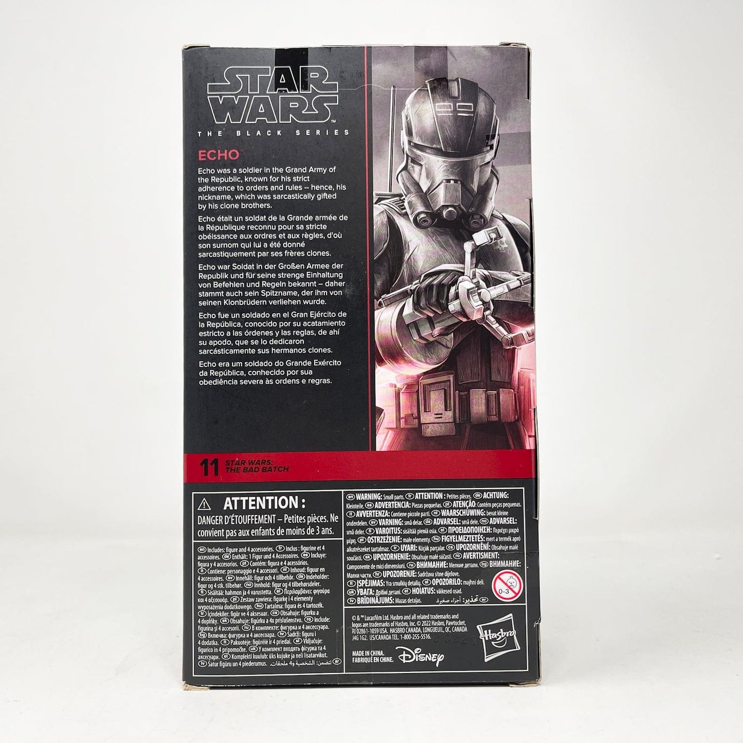 Vintage Hasbro Star Wars Black Series Sealed Figures Echo (Bad Batch) BB 11 - Black Series Hasbro Star Wars Action Figure