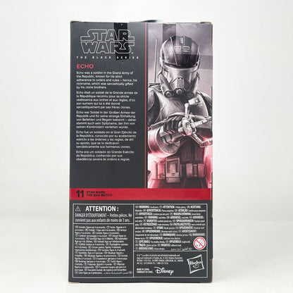 Vintage Hasbro Star Wars Black Series Sealed Figures Echo (Bad Batch) BB 11 - Hasbro Black Series (2022)