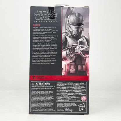 Vintage Hasbro Star Wars Black Series Sealed Figures Echo (Bad Batch) BB 11 - Hasbro Black Series (2022)