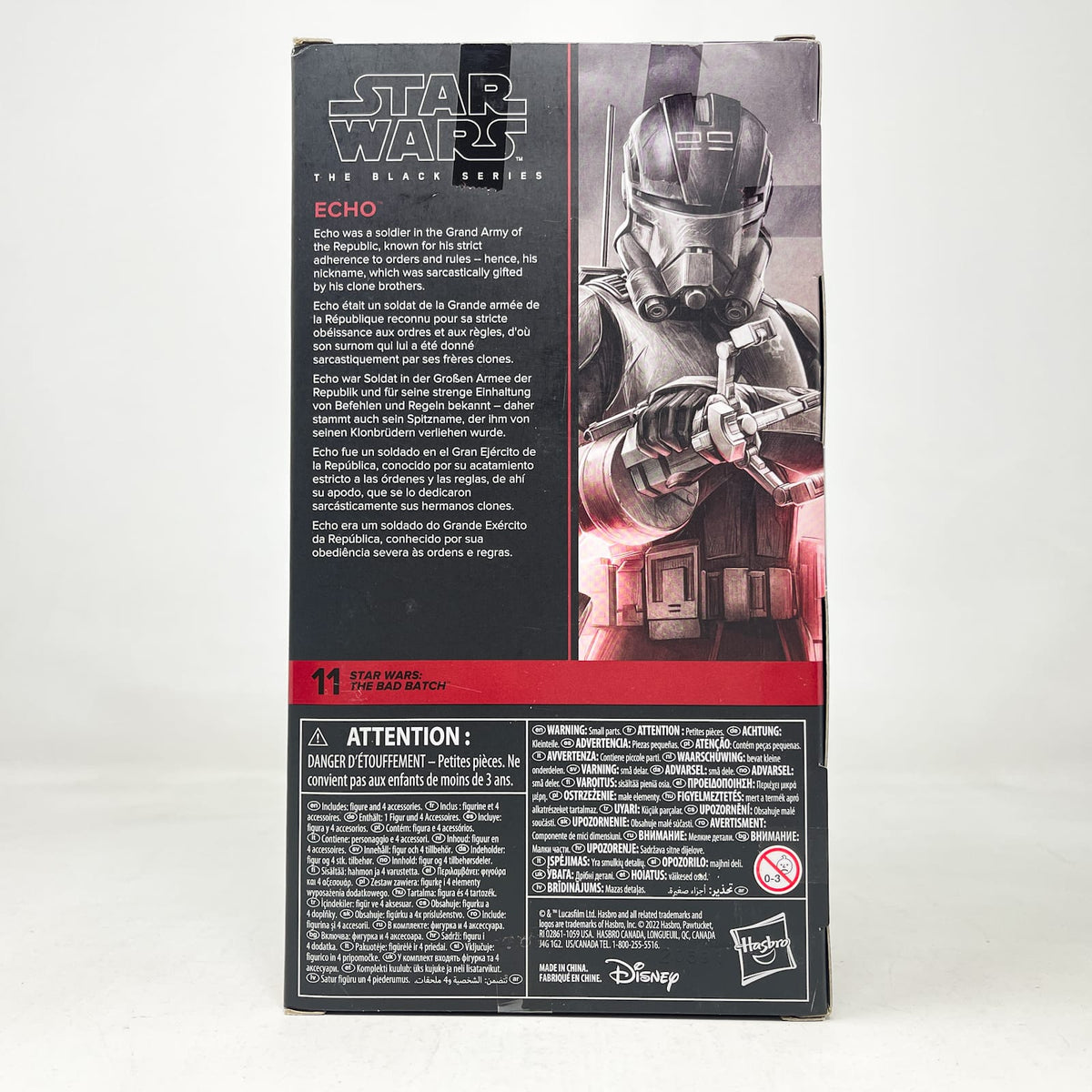 Vintage Hasbro Star Wars Black Series Sealed Figures Echo (Bad Batch) BB 11 - Hasbro Black Series (2022)
