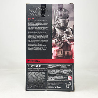 Vintage Hasbro Star Wars Black Series Sealed Figures Echo (Bad Batch) BB 11 - Hasbro Black Series (2022)