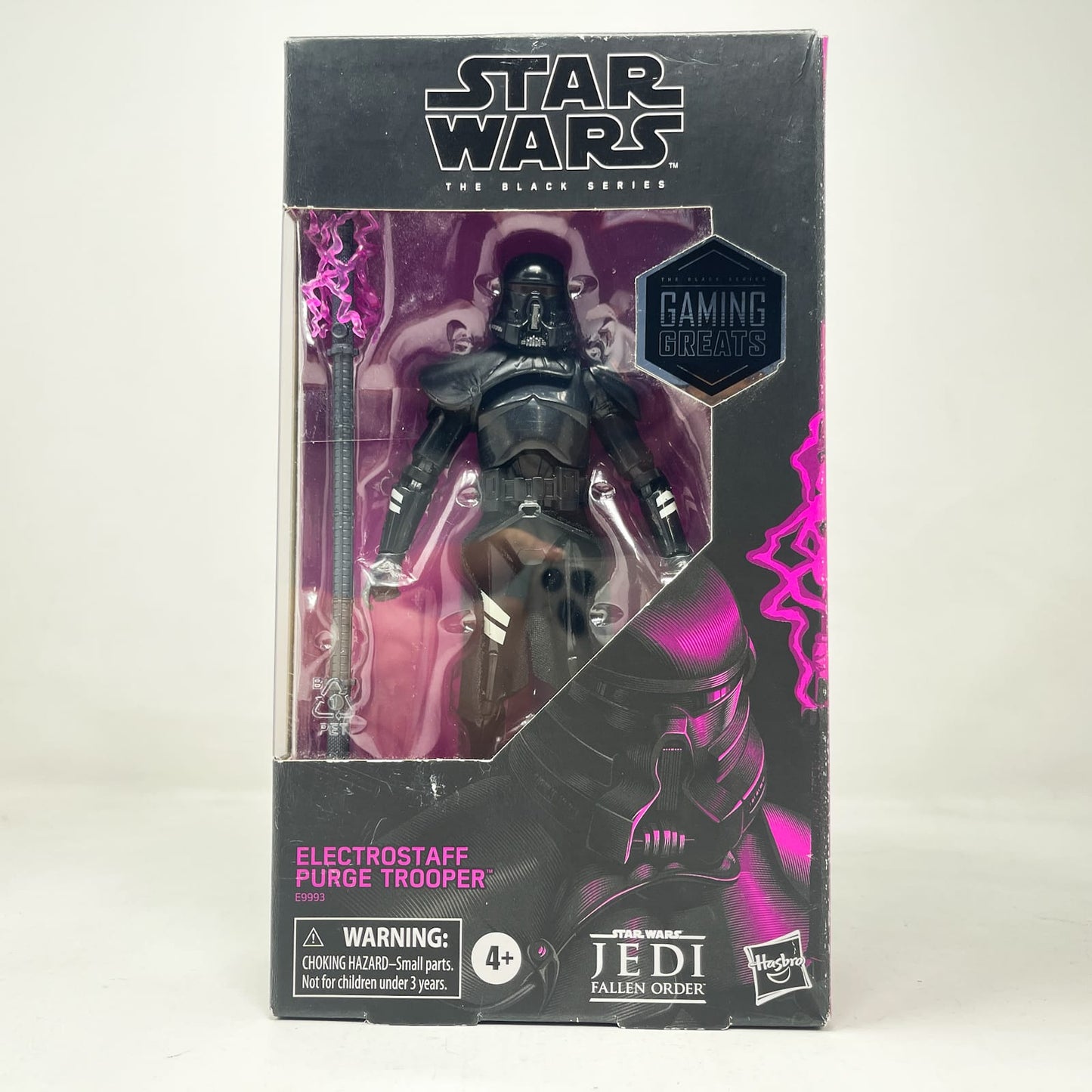 Vintage Hasbro Star Wars Black Series Sealed Figures Electrostaff Purge Trooper (Fallen Order) - Hasbro Black Series (2020)