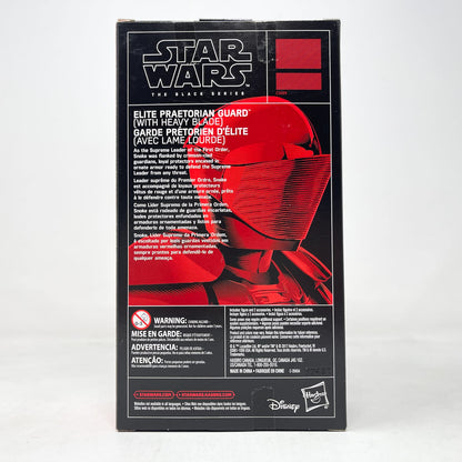 Vintage Hasbro Star Wars Black Series Sealed Figures Elite Praetorian Guard Heavy Blade - Hasbro Black Series (2017)