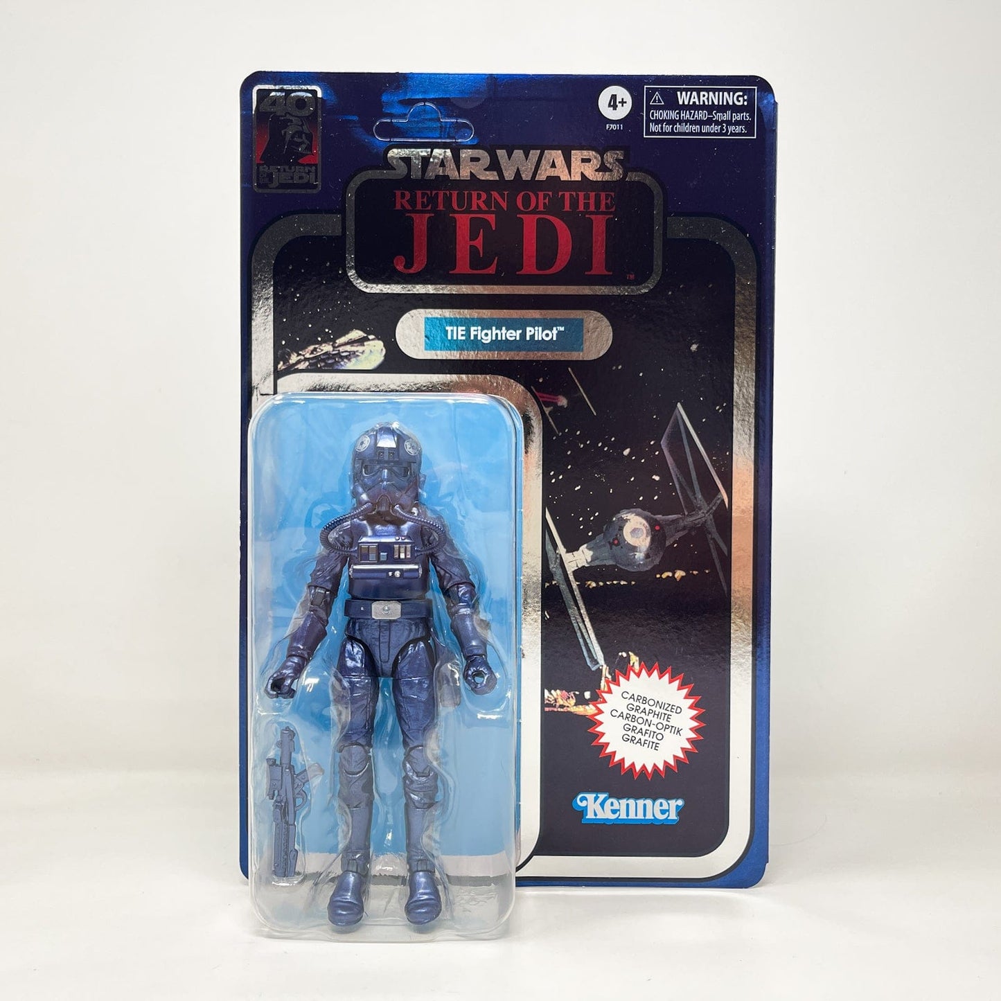 Vintage Hasbro Star Wars Black Series Sealed Figures Emperor's Royal Guard and TIE Fighter Pilot Carbonized 2-Pack - Hasbro Black Series 40th (2023)