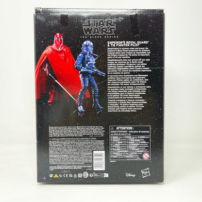 Vintage Hasbro Star Wars Black Series Sealed Figures Emperor's Royal Guard and TIE Fighter Pilot Carbonized 2-Pack - Hasbro Black Series 40th (2023)