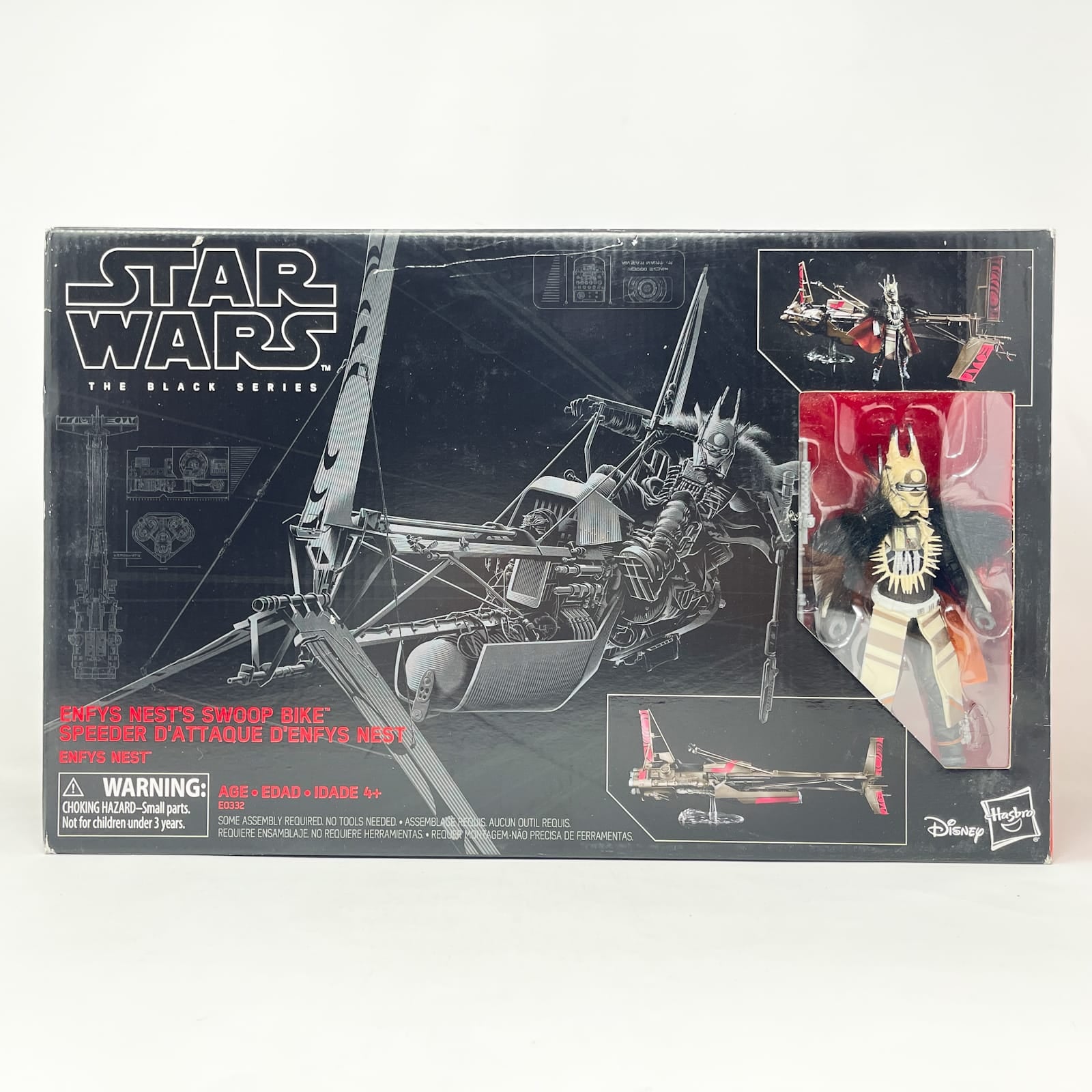 Vintage Hasbro Star Wars Black Series Sealed Figures Enfys Nest's Swoop Bike with Enfys Nest – Hasbro Black Series (2018)