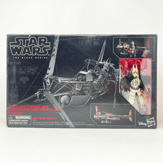 Vintage Hasbro Star Wars Black Series Sealed Figures Enfys Nest's Swoop Bike with Enfys Nest – Hasbro Black Series (2018)
