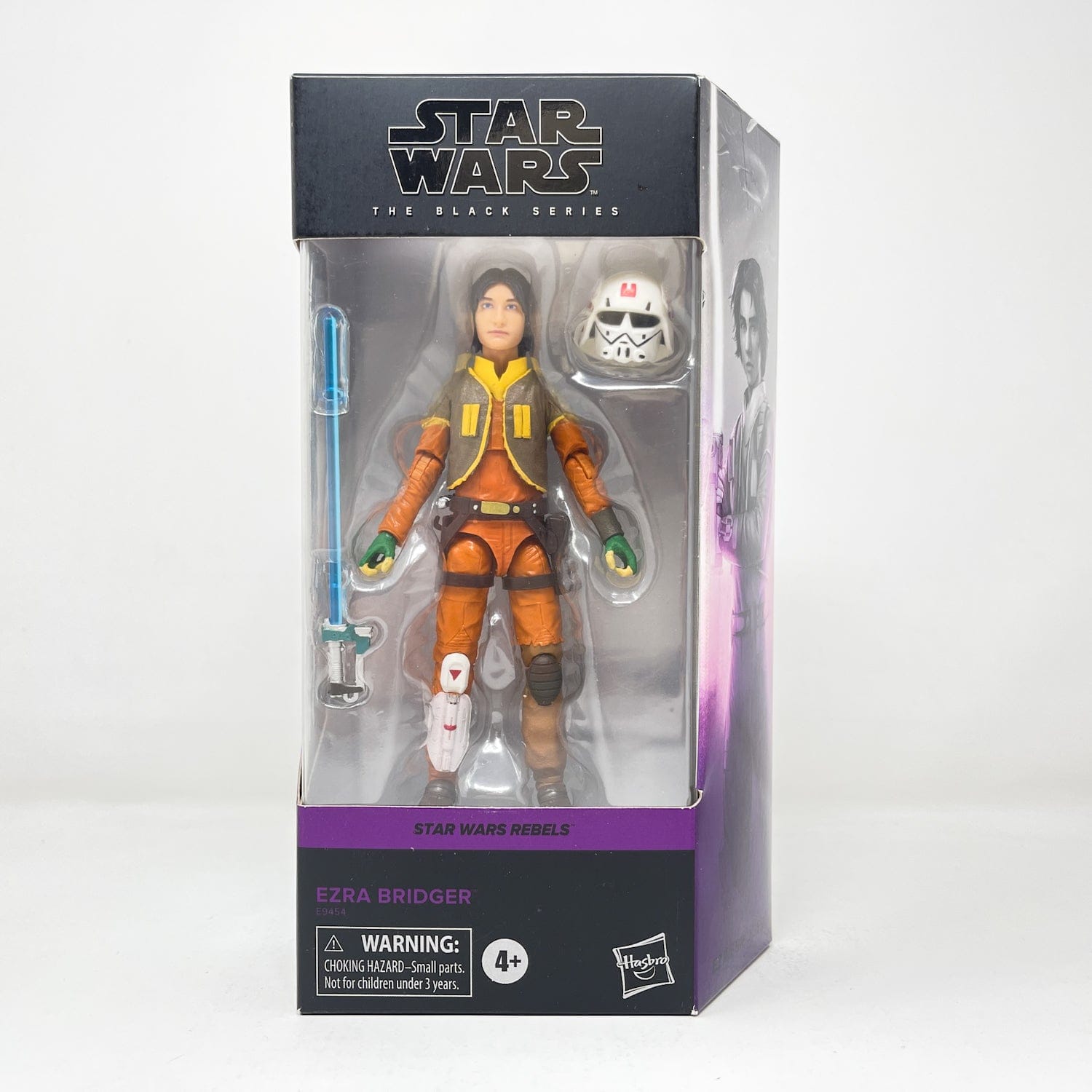 Vintage Hasbro Star Wars Black Series Sealed Figures Ezra Bridger (Rebels) REB 03 (2020) - Black Series Hasbro Star Wars Action Figure