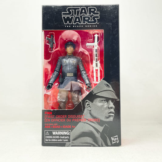 Vintage Hasbro Star Wars Black Series Sealed Figures Finn (First Order Disguise) #51 - Hasbro Black Series (2017)