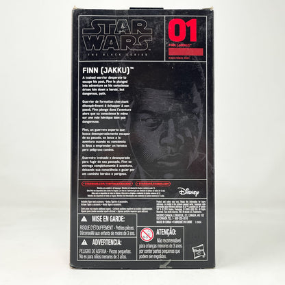 Vintage Hasbro Star Wars Black Series Sealed Figures Finn (Jakku) #01 - Hasbro Black Series (2015)
