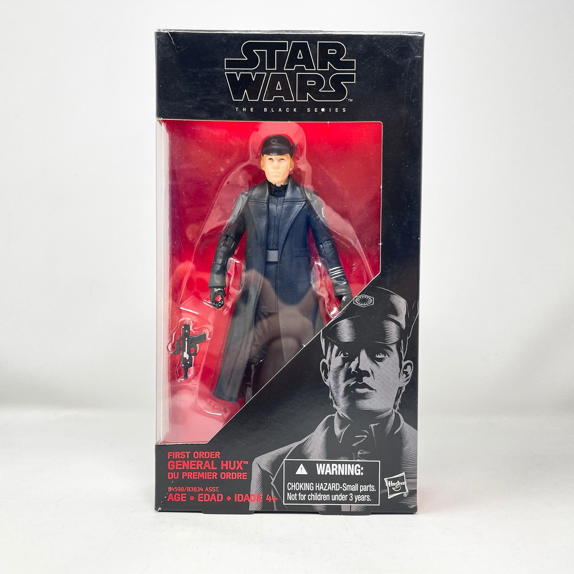 Vintage Hasbro Star Wars Black Series Sealed Figures First Order General Hux #13 - Black Series Hasbro Star Wars Action Figure