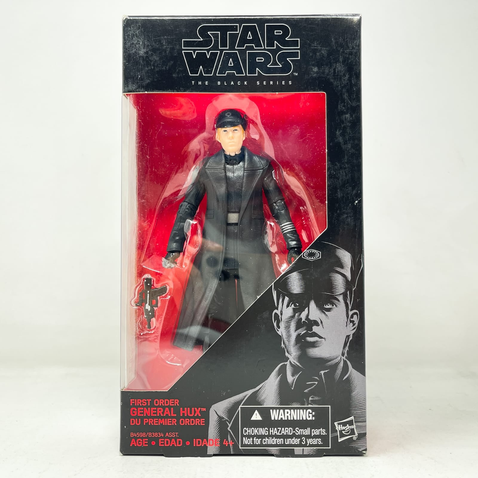 Vintage Hasbro Star Wars Black Series Sealed Figures First Order General Hux #13 - Hasbro Black Series (2015)