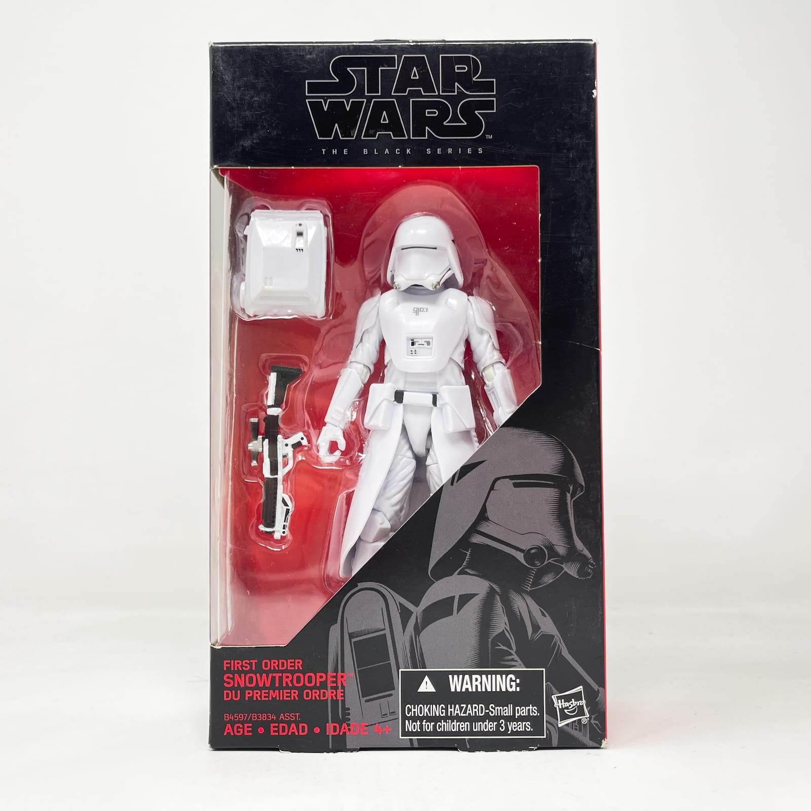 Vintage Hasbro Star Wars Black Series Sealed Figures First Order Snow Trooper #12 - Hasbro Black Series (2019)