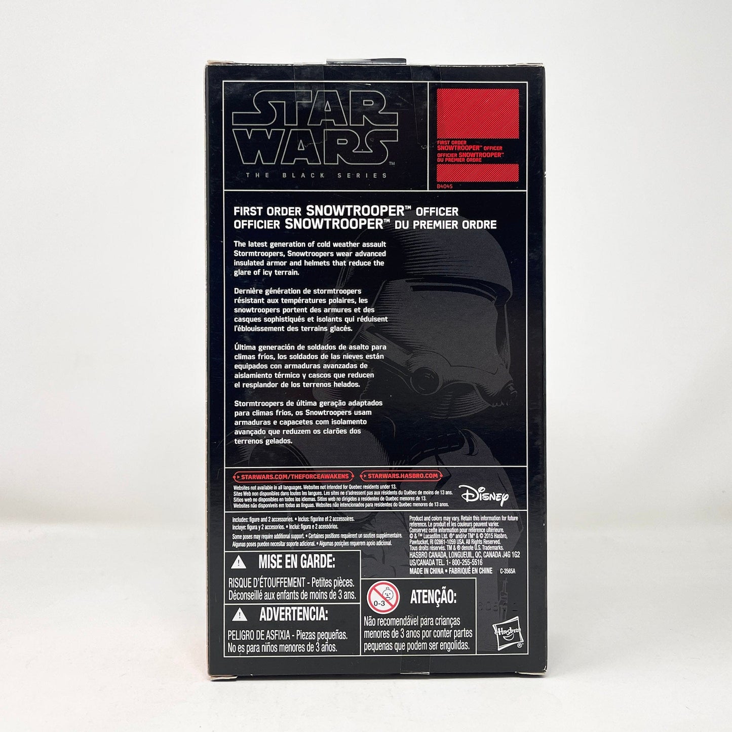 Vintage Hasbro Star Wars Black Series Sealed Figures First Order Snowtrooper Officer - Black Series Hasbro Star Wars Action Figure