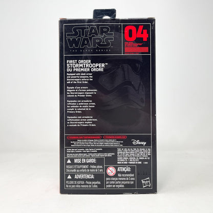 Vintage Hasbro Star Wars Black Series Sealed Figures First Order Stormtrooper #04 (2015) - Black Series Hasbro Star Wars Action Figure