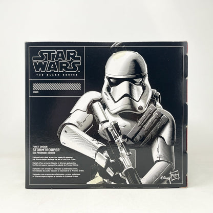 Vintage Hasbro Star Wars Black Series Sealed Figures First Order Stormtrooper with Gear - Amazon (2017) - Black Series Hasbro Star Wars