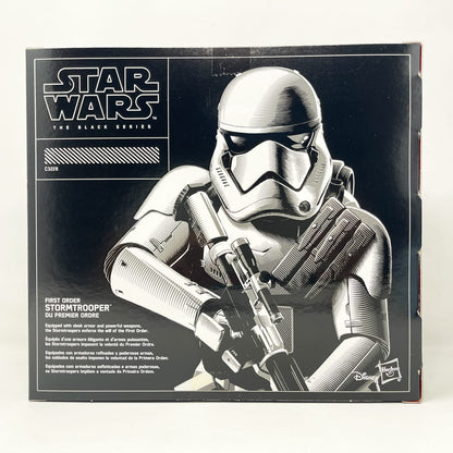 Vintage Hasbro Star Wars Black Series Sealed Figures First Order Stormtrooper with Gear - Amazon - Hasbro Black Series (2015)