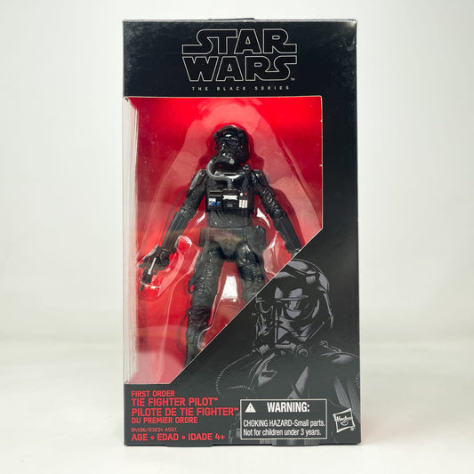 Vintage Hasbro Star Wars Black Series Sealed Figures First Order TIE Fighter Pilot #11 - Hasbro Black Series (2015)