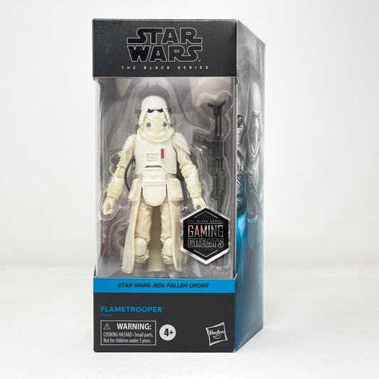Vintage Hasbro Star Wars Black Series Sealed Figures Flametrooper (Fallen Order) GG 03 - Black Series Hasbro Star Wars Action Figure