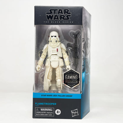 Vintage Hasbro Star Wars Black Series Sealed Figures Flametrooper (Fallen Order) GG 03 - Hasbro Black Series (2021)